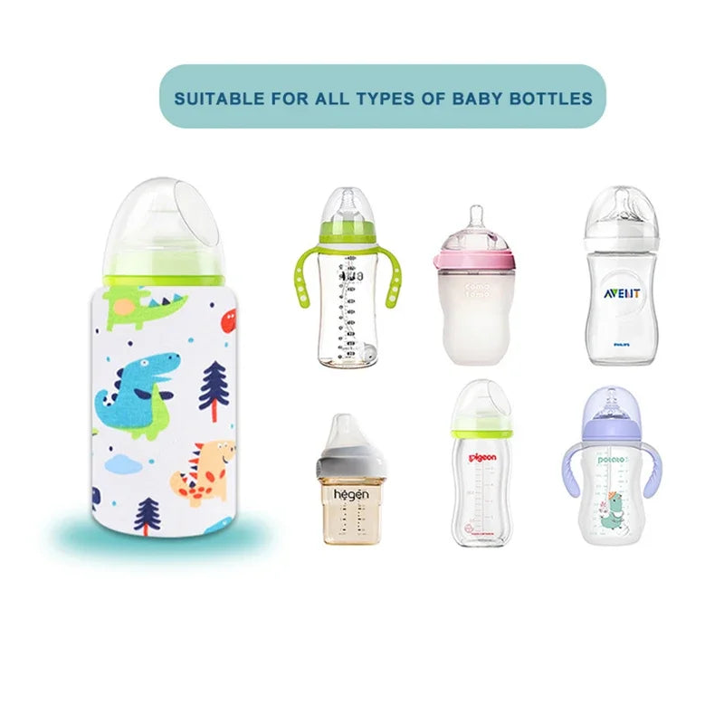 Infant Usb Milk Water Bottle Warmer Travel Stroller Insulated Baby Nursing Bottle Heater Newborn Infant Portable Bottle Warmers