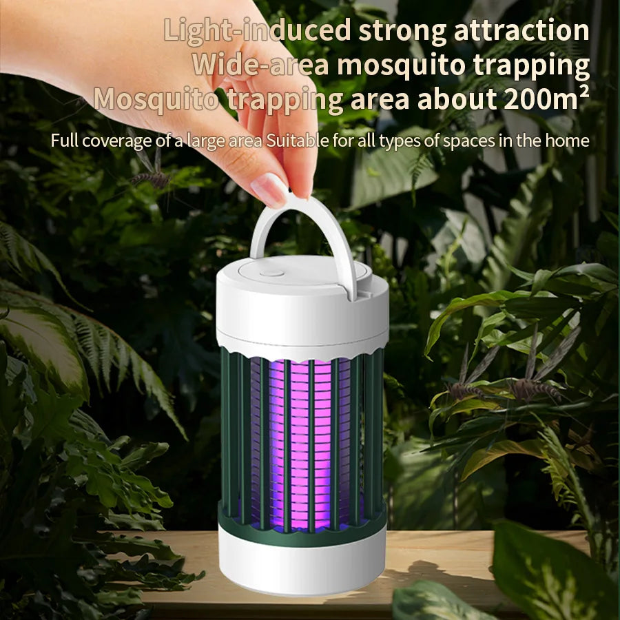 Electric Anti Mosquito Bulb Lamp Outdoor Portable Camping Indoor Bedroom USB Rechargeable Anti Mosquito Light Insect Trap Zapper