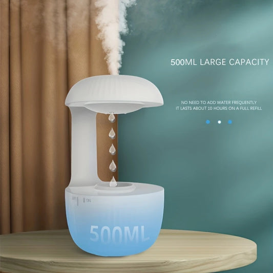 Weightless Water Drop Air Humidifier – Night light & Air Purifiers