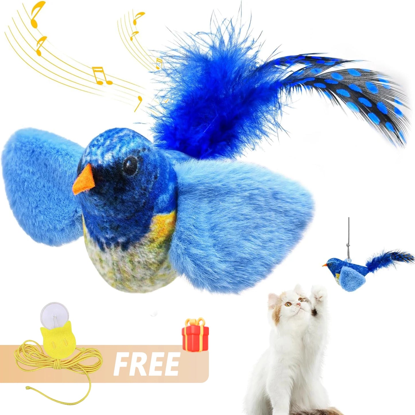Smart Pet Toy Ball – Automatic Rolling with Tail for Cats & Dogs