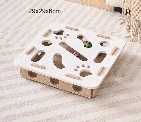 Cat Puzzle Maze Toy Kit with Bell Ball – Interactive & Fun