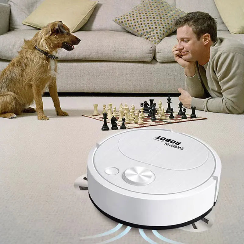 Smart USB Robot Vacuum Cleaner – 3-in-1, 1500Pa
