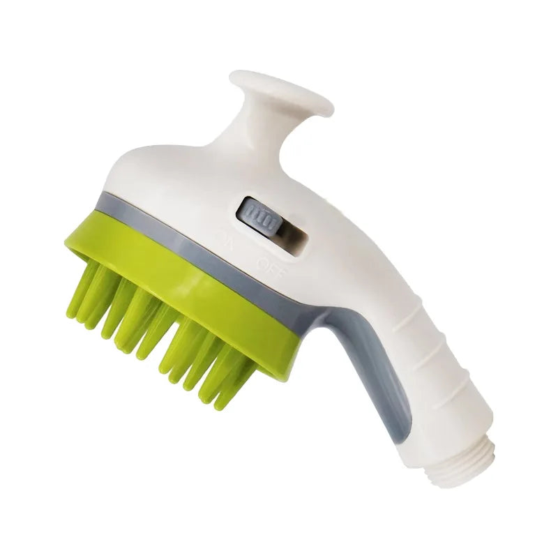 Pet Shower Sprayer Dog Wash Dogs Bath with Massage Brush Pets Washing Supplies Cat Shower Sprinkler Cleaner Comfortale Bath Tool