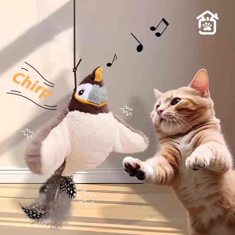 Smart Pet Toy Ball – Automatic Rolling with Tail for Cats & Dogs