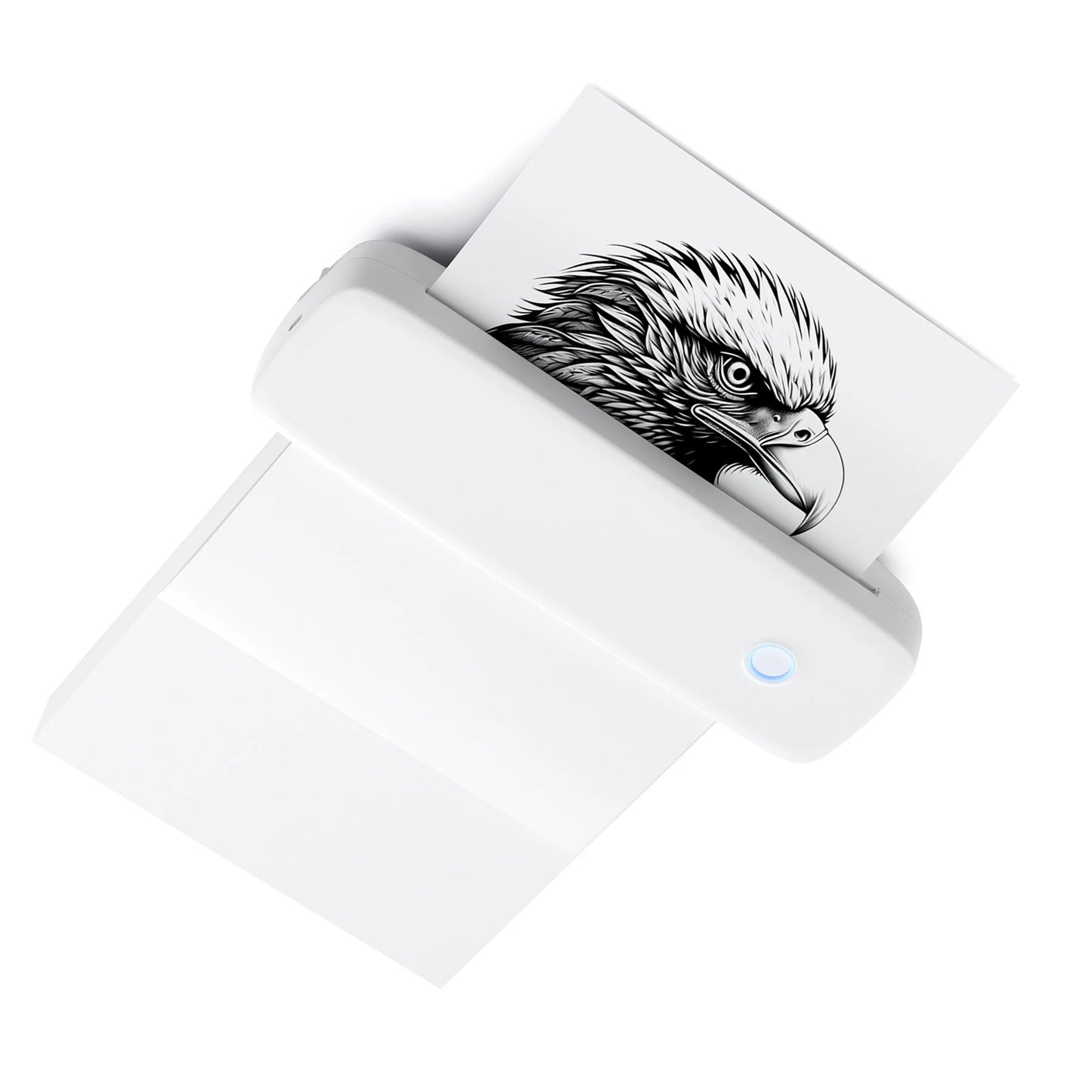A4 Portable Thermal Transfer Printer Wireless&USB Connect with Mobile Computer 56mm/77mm/107mm/210mm/216mm for Office School
