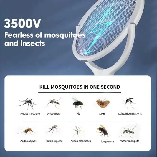 quick charging ball bat to kill flies insect safe insulation battery powered lamp ABS adjustable electric mosquito bat