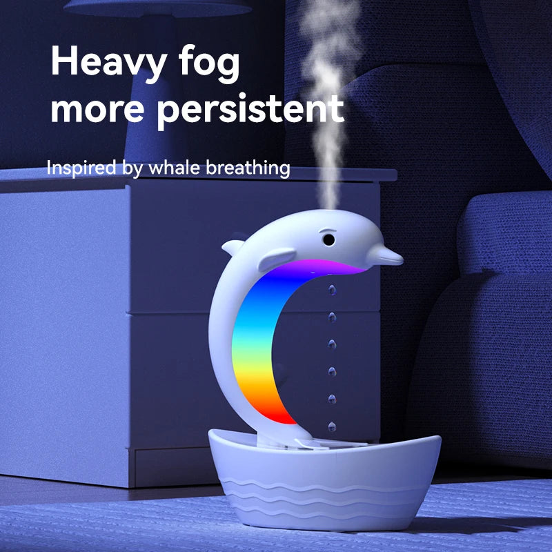 Dolphin Dreamscape Anti-Gravity Humidifier + Bluetooth Speaker & Mood Light