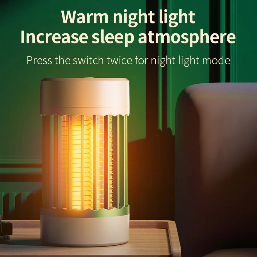 Electric Anti Mosquito Bulb Lamp Outdoor Portable Camping Indoor Bedroom USB Rechargeable Anti Mosquito Light Insect Trap Zapper