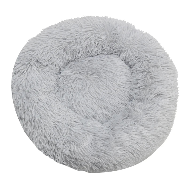 Winter Warm Round Pet Bed – Small to Large Dogs & Cats