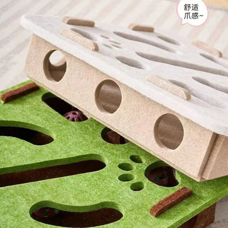 Cat Puzzle Maze Toy Kit with Bell Ball – Interactive & Fun