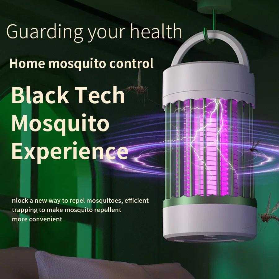 Electric Anti Mosquito Bulb Lamp Outdoor Portable Camping Indoor Bedroom USB Rechargeable Anti Mosquito Light Insect Trap Zapper