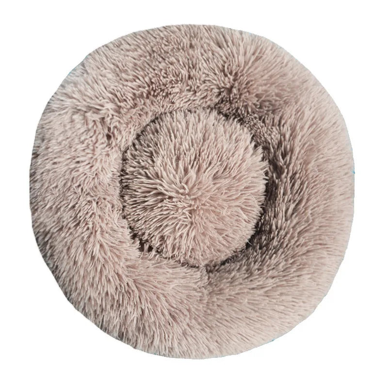 Winter Warm Round Pet Bed – Small to Large Dogs & Cats