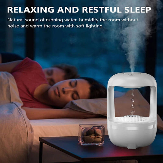Mini Glow-In-The-Dark Anti-Gravity Humidifier – Whisper Quiet & Compact