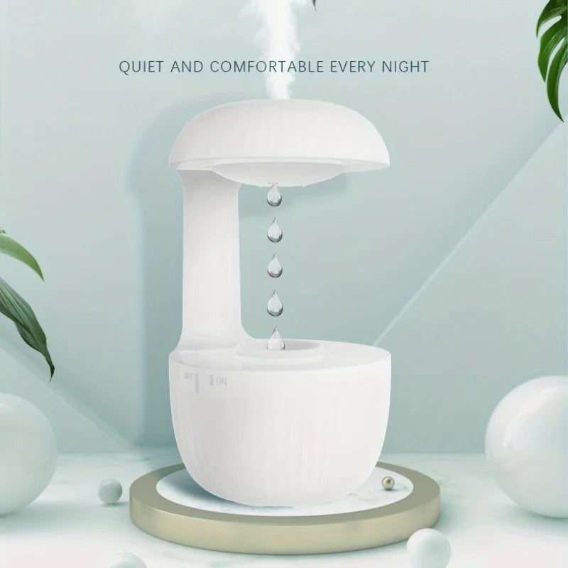 Weightless Water Drop Air Humidifier – Night light & Air Purifiers