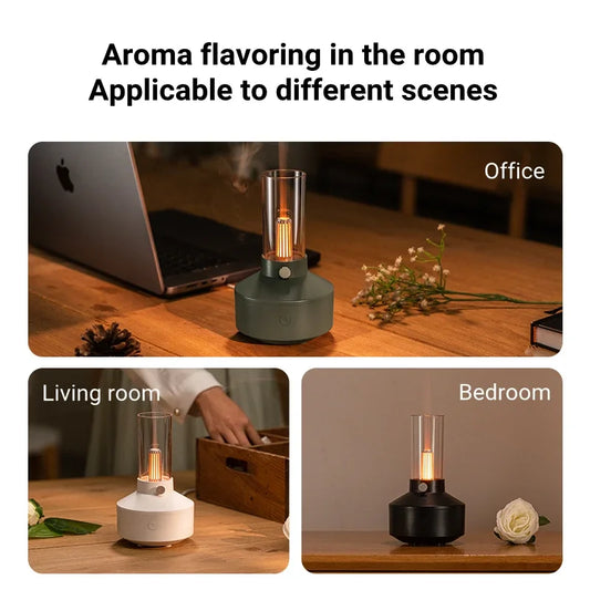Retro Aroma Diffusers & Humidifiers – Kerosene Lamps Style, USB
