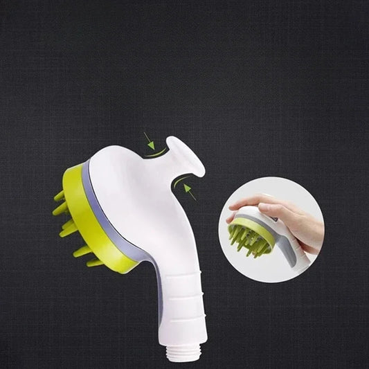 Pet Shower Sprayer Dog Wash Dogs Bath with Massage Brush Pets Washing Supplies Cat Shower Sprinkler Cleaner Comfortale Bath Tool