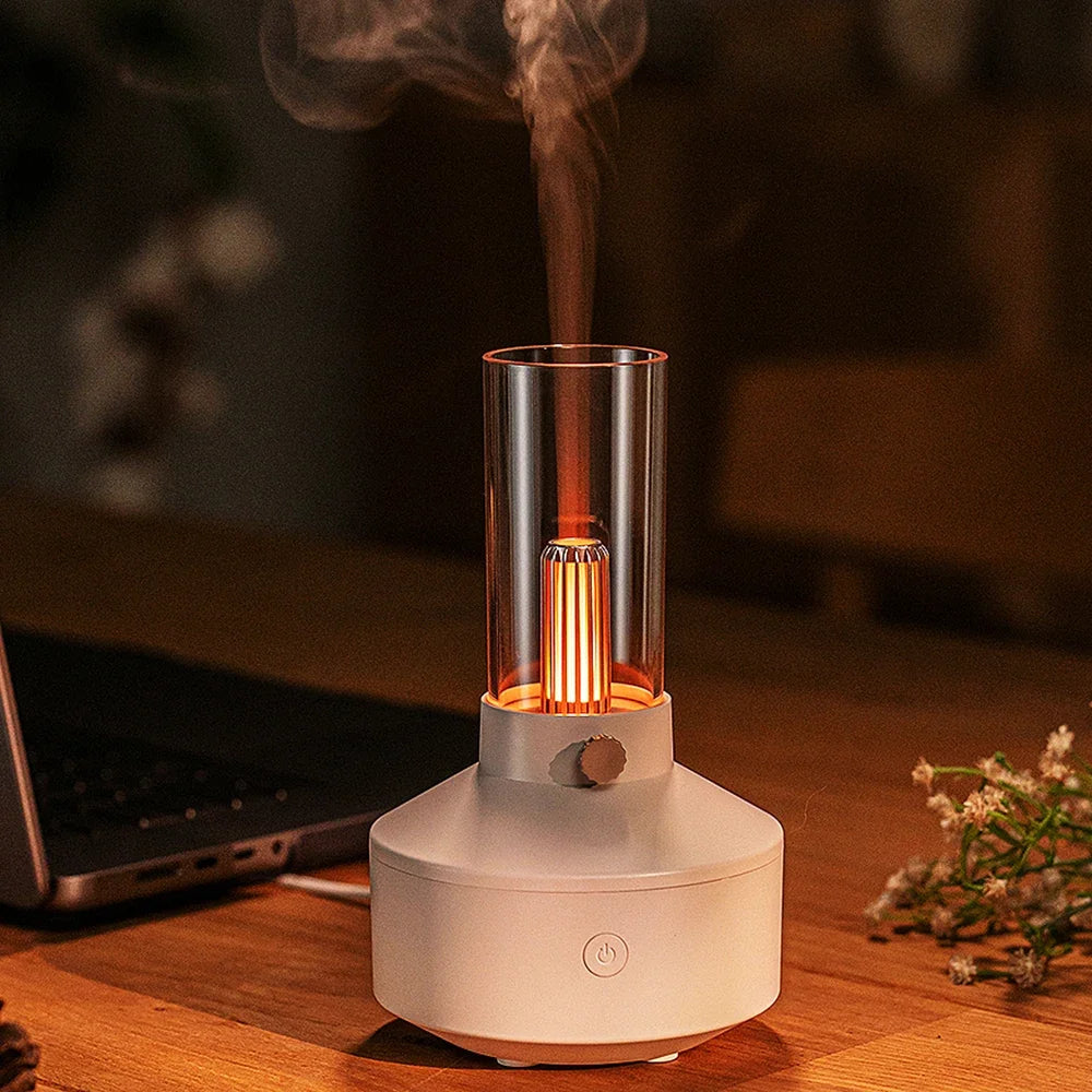 Retro Aroma Diffusers & Humidifiers – Kerosene Lamps Style, USB