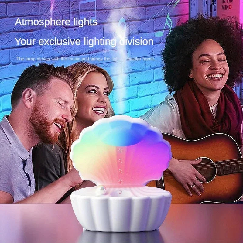 Shell Anti-Gravity Humidifier & Audio with RGB Light