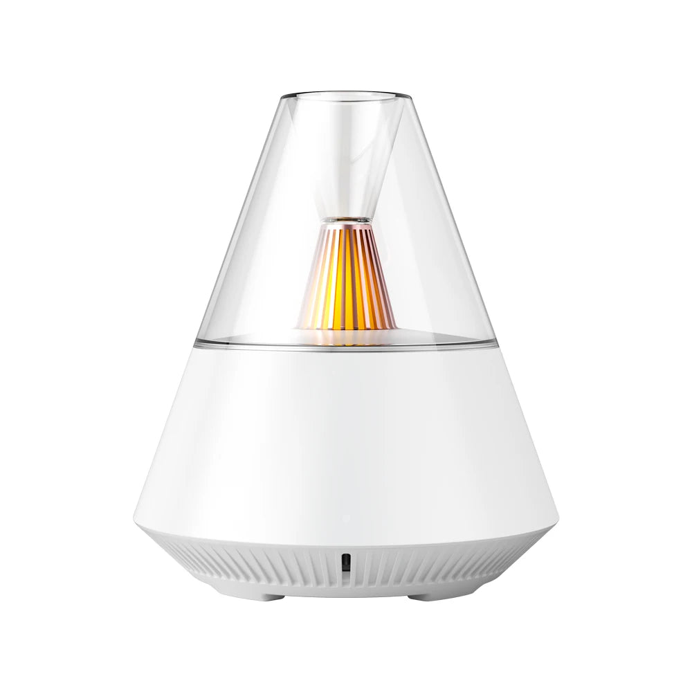 Kinyilo 150 ml Modern Aroma Diffuser – Candlelight Glow & Remote Control