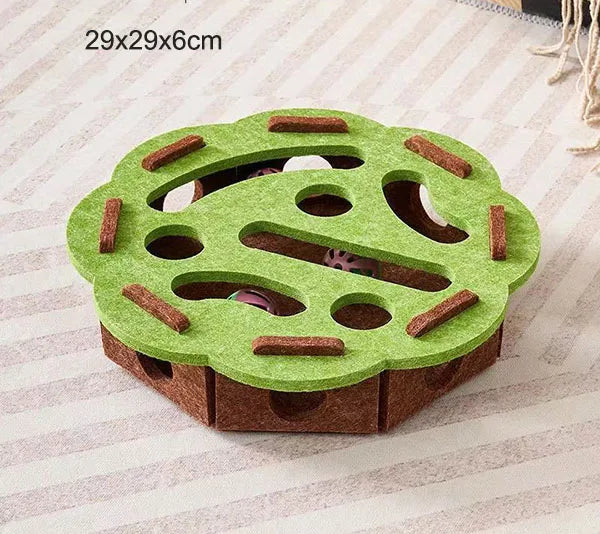 Cat Puzzle Maze Toy Kit with Bell Ball – Interactive & Fun