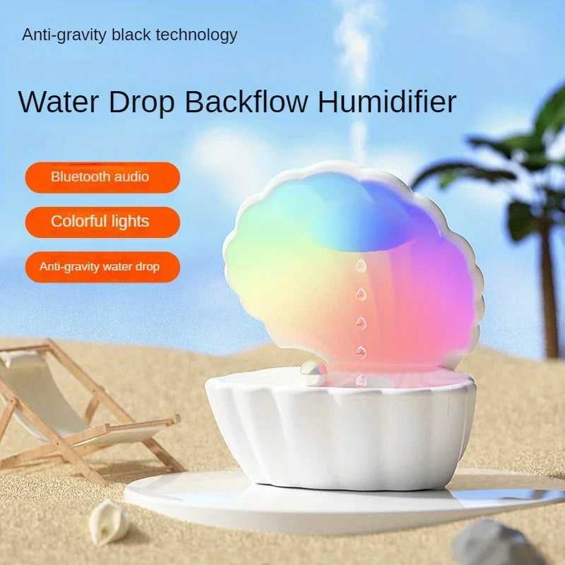 Shell Anti-Gravity Humidifier & Audio with RGB Light
