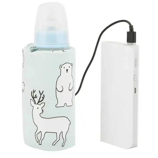 Infant Usb Milk Water Bottle Warmer Travel Stroller Insulated Baby Nursing Bottle Heater Newborn Infant Portable Bottle Warmers