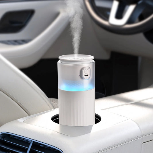 Hipacool Car/Home Humidifier – LED, Aroma & Air Purifier