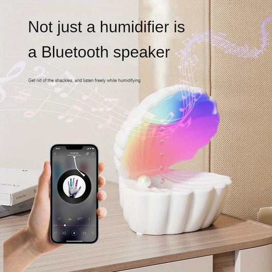 Shell Anti-Gravity Humidifier & Audio with RGB Light